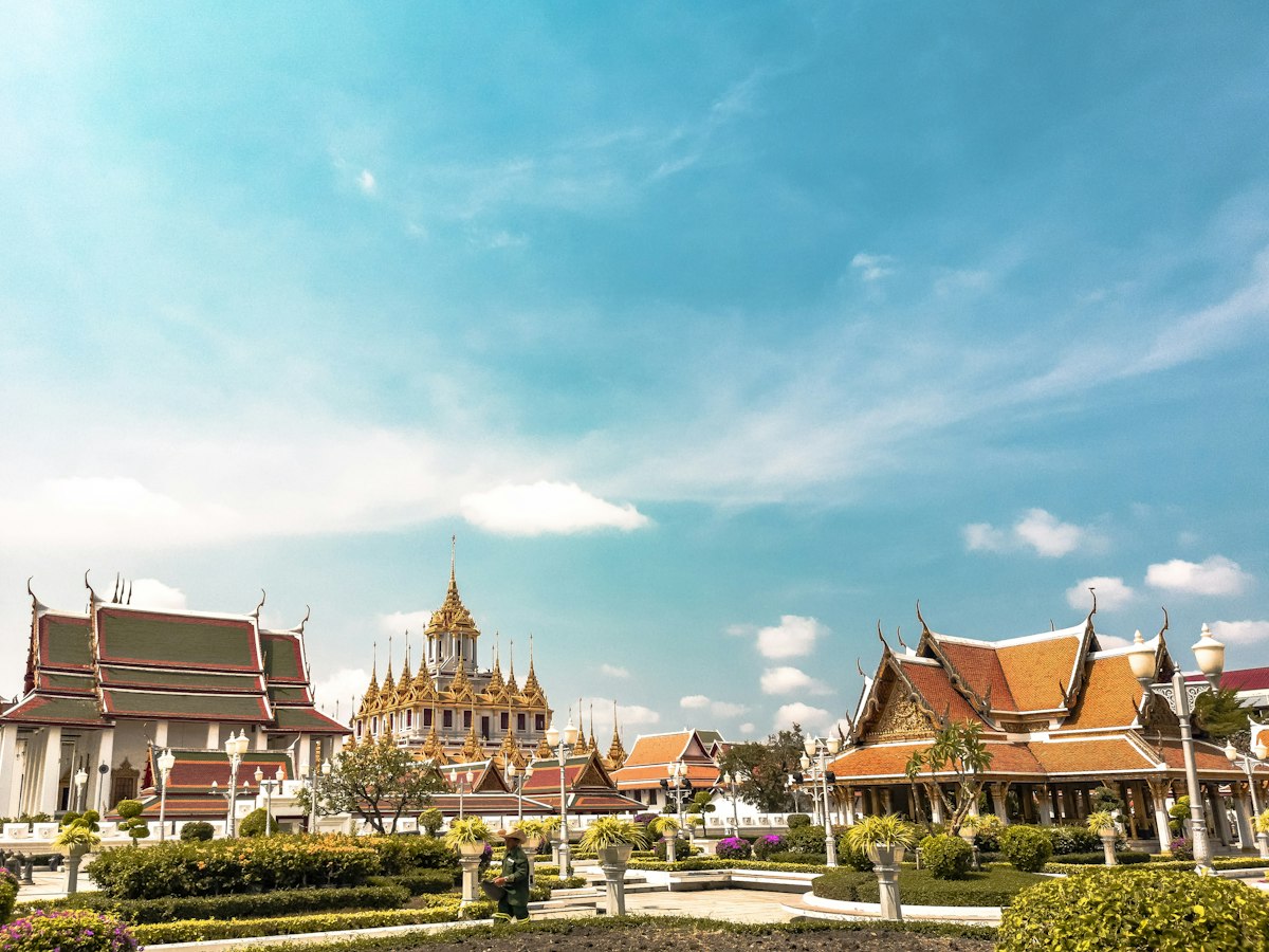 วิวกรุงเทพใกล้สำนักงานบนถนนวิทยุ